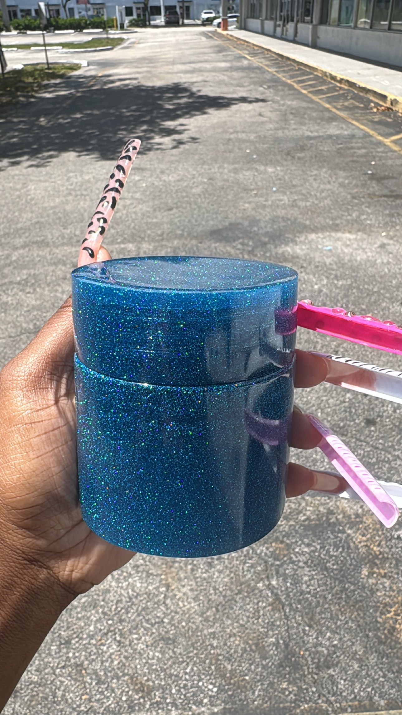 Glitter BLUE BOO