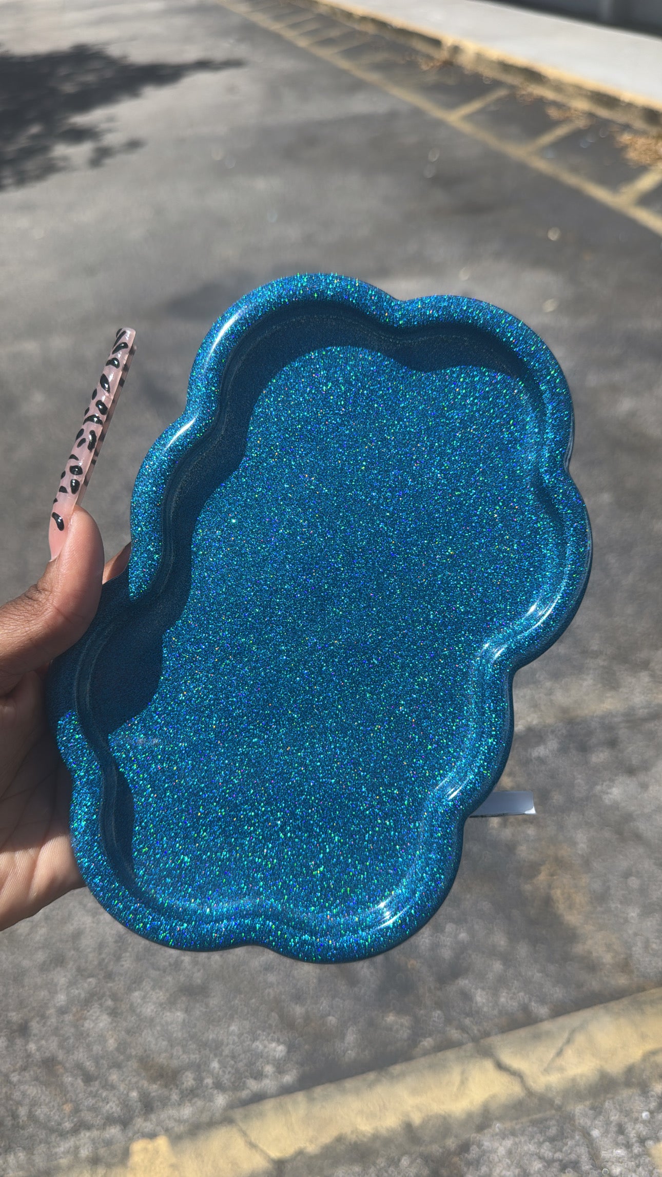 Glitter BLUE BOO