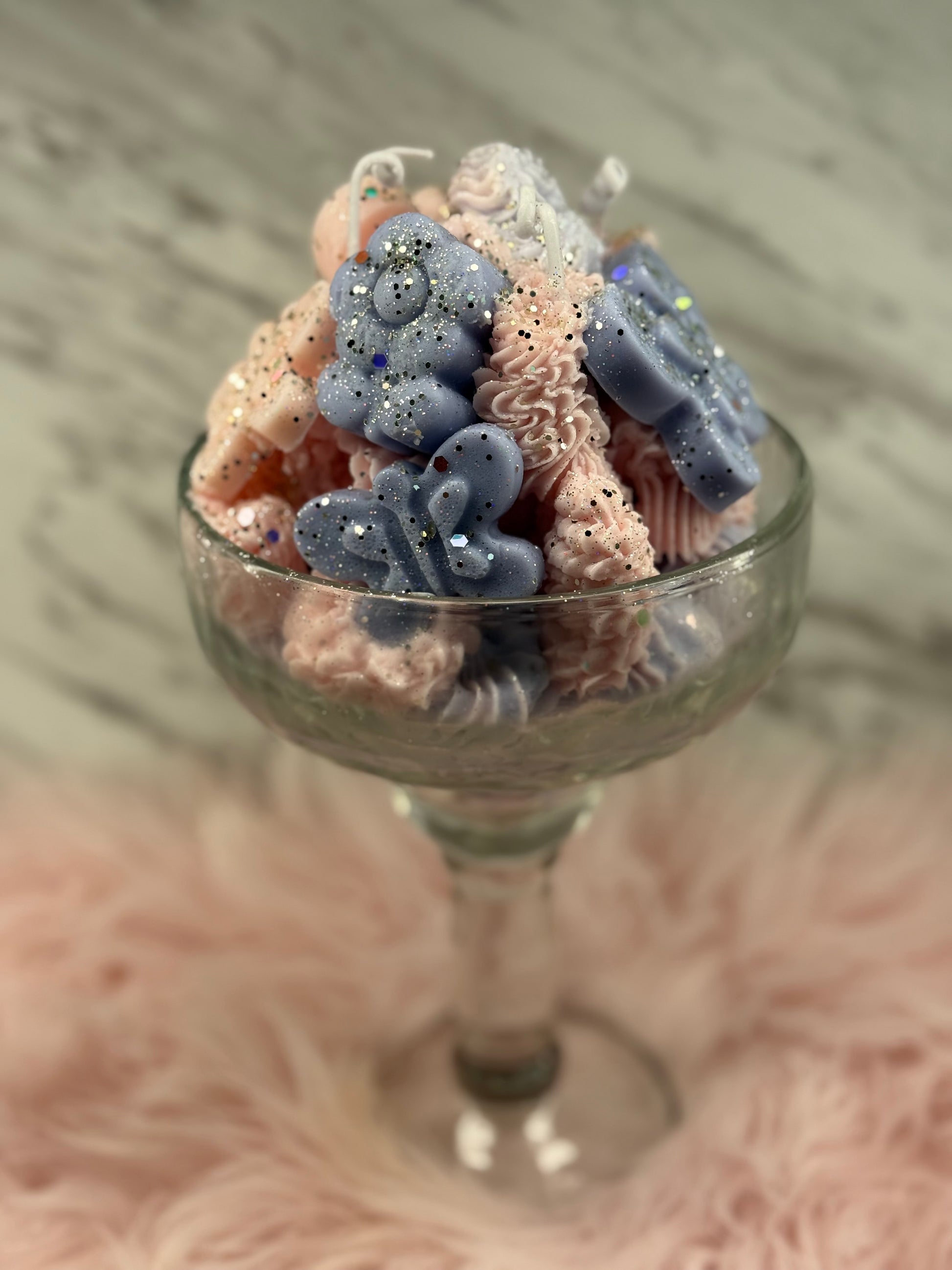 Glitter Cupcake Butterfly Margarita