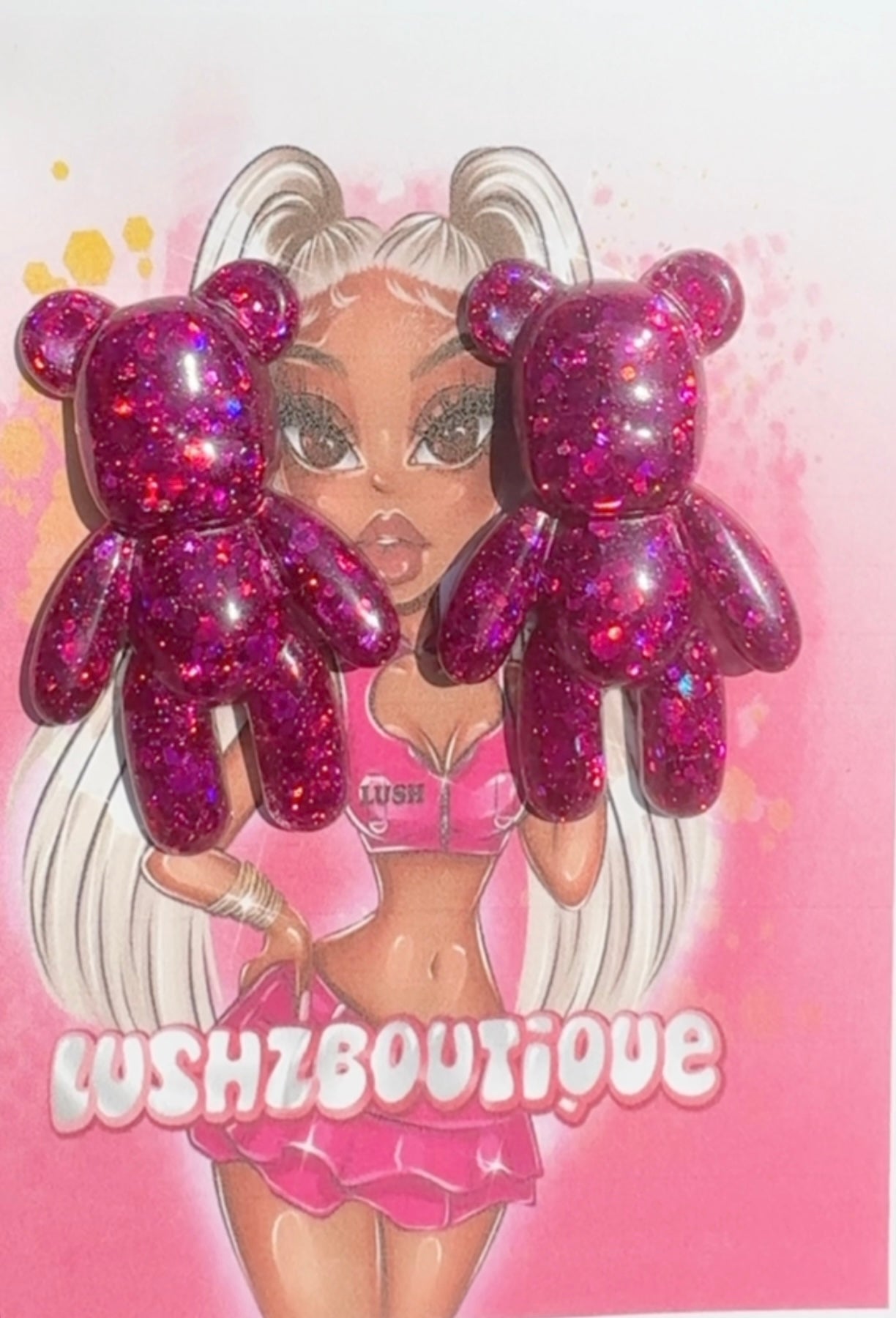 Bold, Amazing Cute Big Teddy Bear Earrings